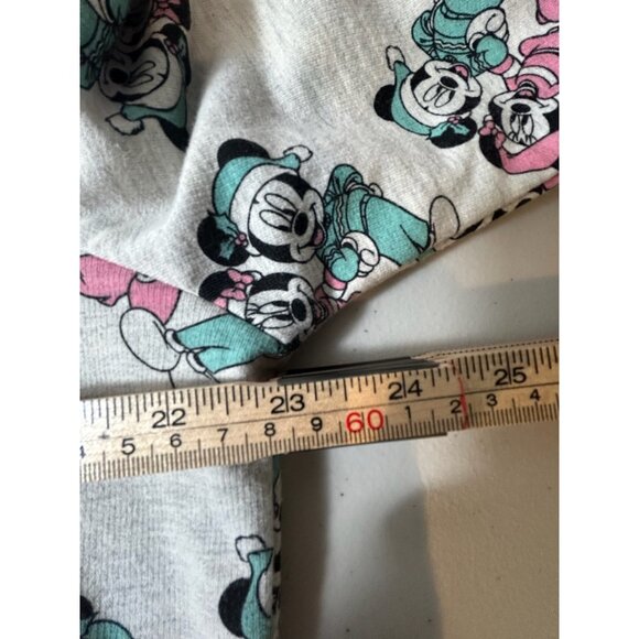 Disney Mickey & Minnie Mouse Gray Sweatshirt Women's XL - Picture 5 of 6